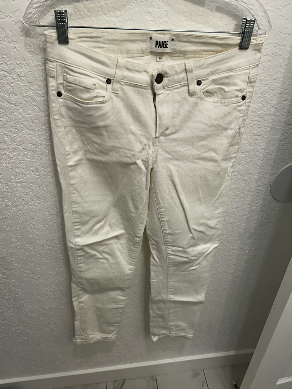 PAIGE Denim White Jean